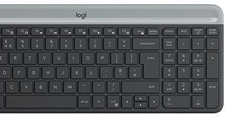 Logitech MK470 Slim Keyboard and Mouse Combo Gray