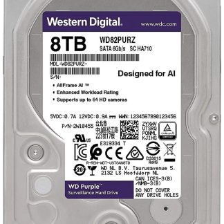 WD PURPLE 8TB 256MB SATA III 6GB/s 8002PURP