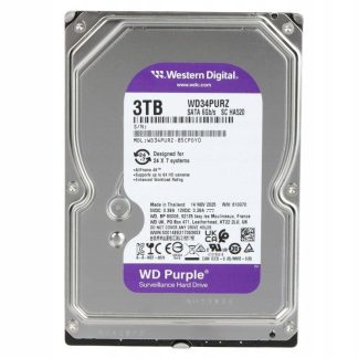 WD PURPLE 3TB 256MB SATA III 6GB/s 34PURZ