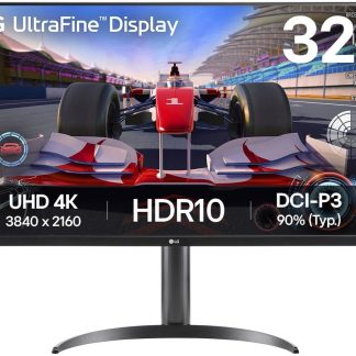 LG 32" 4K UHD HDR Monitor with Adjustable Stand and Speakers