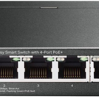 SWITCH 5-PORT GIGA EASY SMART WITH 4-PORT POE+ 120W TP-LINK
