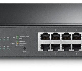 SWITCH 16 PORT GIGA WITH 8PORT POE 150W TP LINK