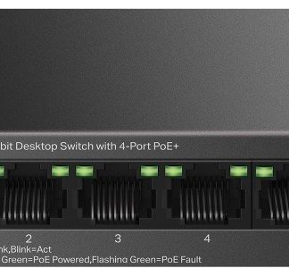 SWITCH 5-PORT Gigabit 4P PoE+ LS105GP TP-Link